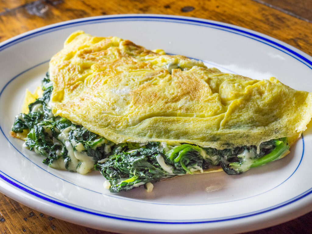 Spinach Cheese Omelette