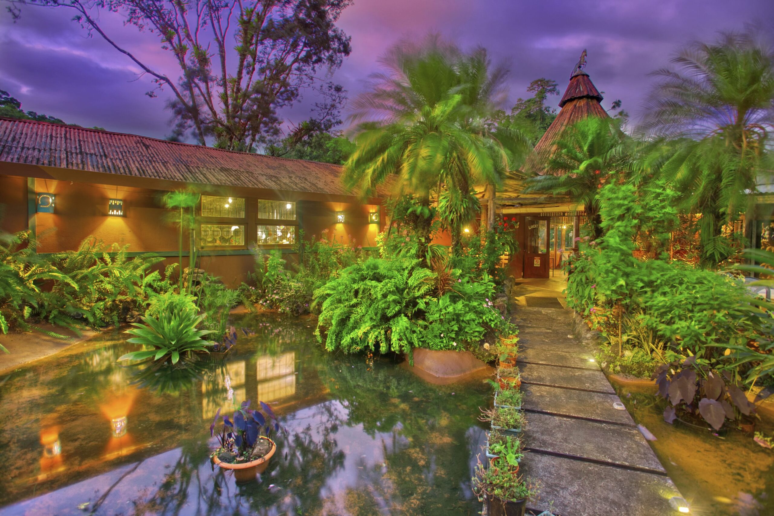Restaurante Caballo Negro interior at Lake Arenal Costa Rica investment property