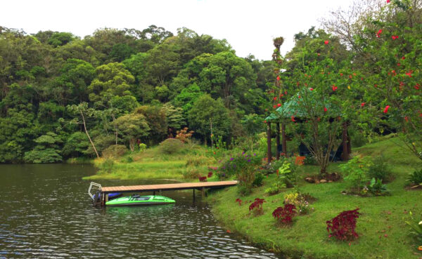 Kayak on Lake Arenal Costa Rica property, lifestyle of adventure and relaxation 