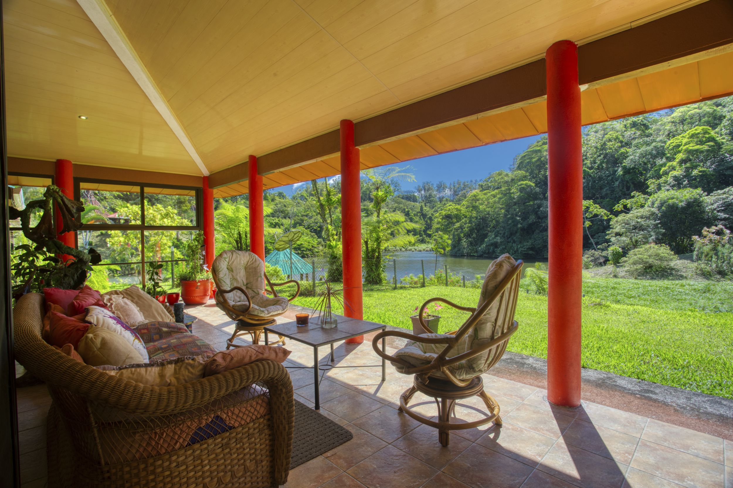 It is always a pleasure to sit on the patio after a day of work and have the true Costa Rica dream lifestyle